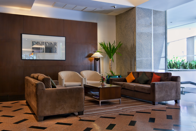 Luxurious lobby furniture